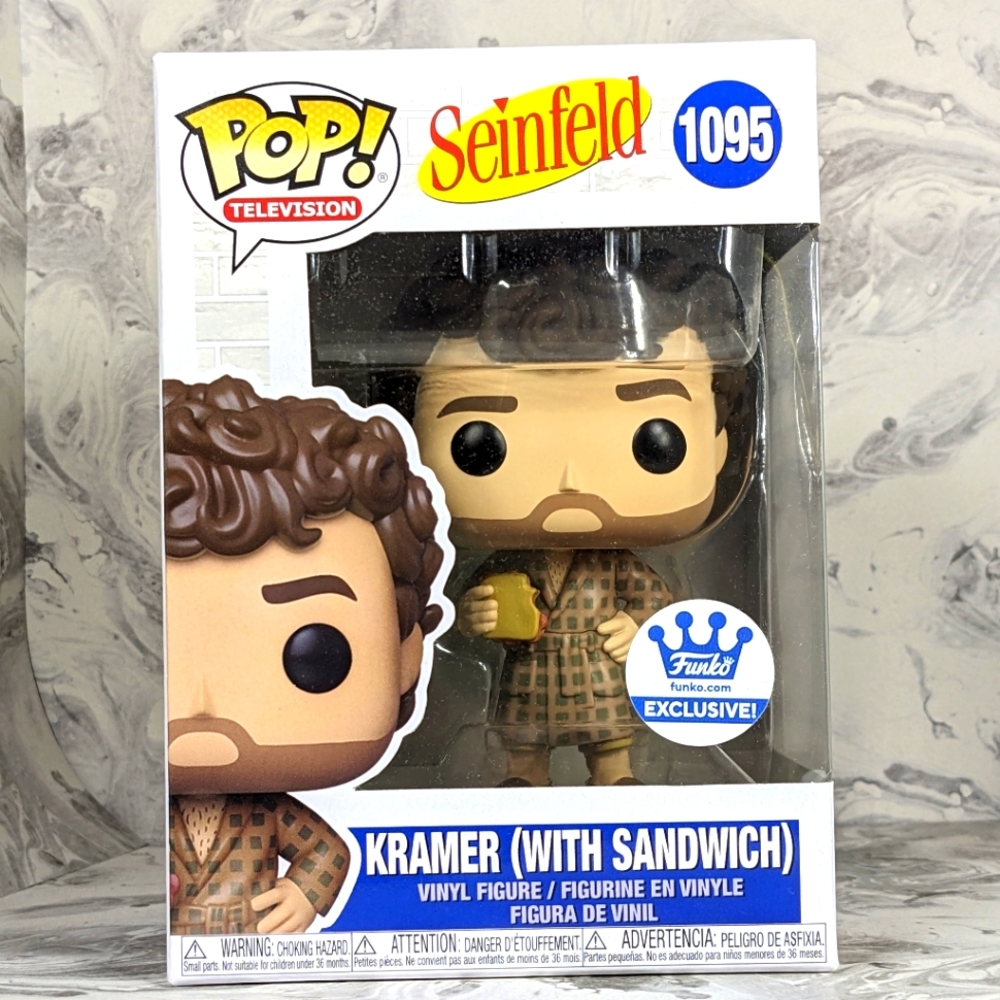 Funko Pop Seinfeld Kramer with Sandwich 1095, Funko Shop Exclusive MIB